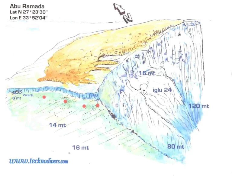 Abu Ramada is a dive site located in the Red Sea, off the coast of Hurghada, Egypt.