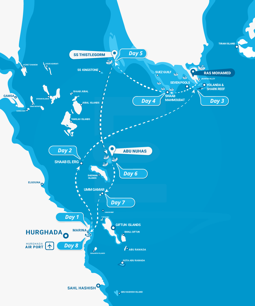 Best of North 航线地图